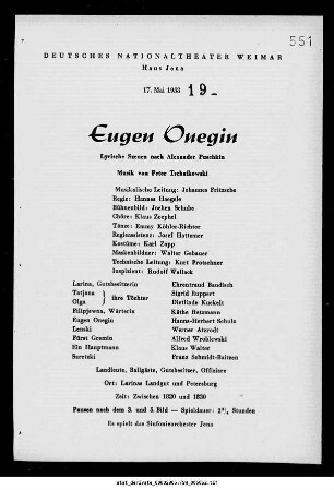 Eugen Onegin