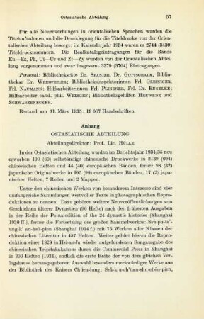 Anhang Ostasiatische Abteilung