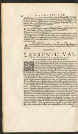 Laurentii Vallensis In Sextum Librum Elegantiarum ...