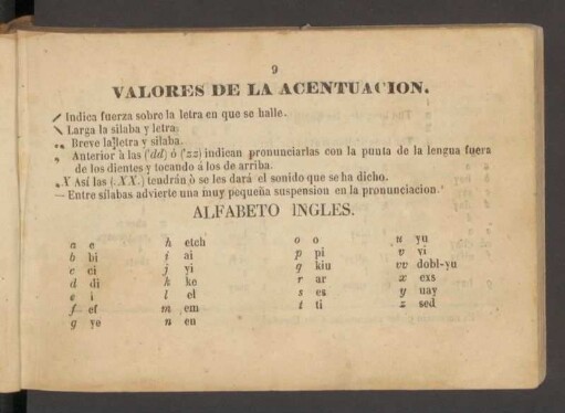 Valores de la acentuación.
