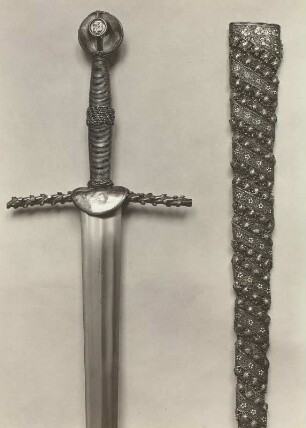 Kurschwert mit Scheide Friedrichs des Streitbaren