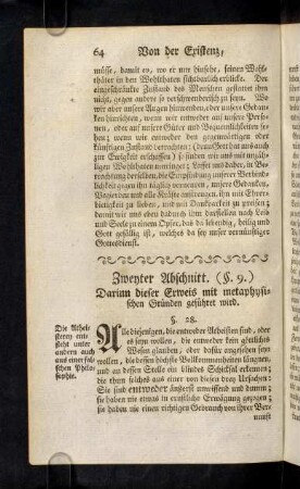 64-159, Zweyter Abschnitt