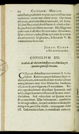 Consilium XXI. - Consilium XXV.