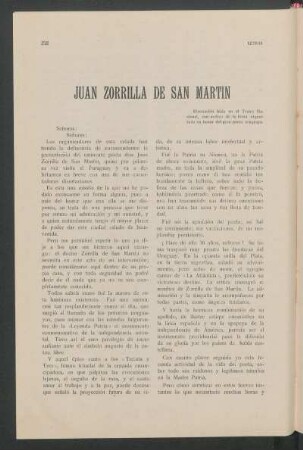 Juan Zorrilla de San Martín