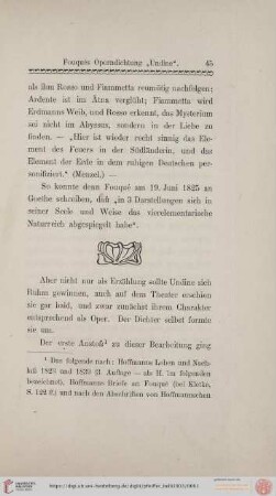 [Fouqués Operndichtung "Undine"]