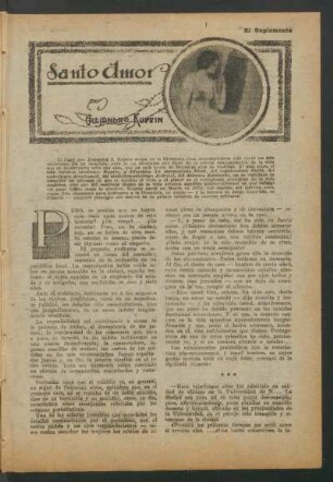 Santo amor : Traducción de Sonia Verczinski. - [Ilustraciones de Bertón.]