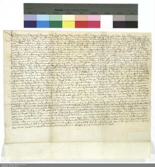 Revers Eberhards von Buchenau zu Buchenau bezüglich der Belehnung mit dem Schloss Buchenau und weiteren im Einzelnen aufgeführten Lehen durch Wilhelm [Hartmann von Klauer zu Wohra], Abt von Fulda
