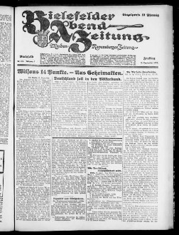 Bielefelder Abend-Zeitung. 1923-1924