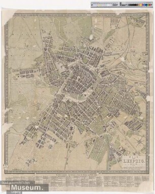 Plan von Leipzig