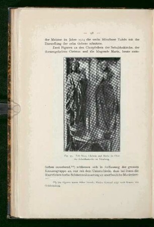 Fig. 55. Veit Stoss, Christus und Maria im Chor der Sebalduskirche zu Nürnberg.