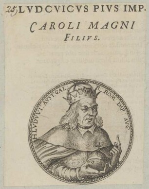 Bildnis des Ludovicus Pius