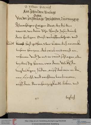 Gebete am zehnten Sonntag nach Trinitatis