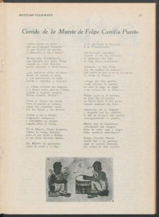 Corrido de la Muerte de Felipe Carrillo Puerto