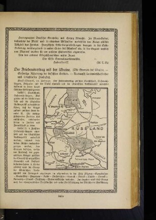 Der Friedensvertrag mit der Ukraine.