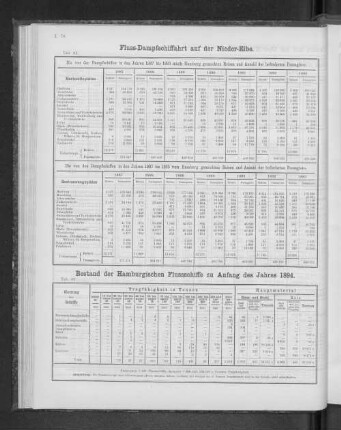 Bestand der Hamburgischen Flussschiffe zu Anfang des Jahres 1894.