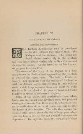 Chapter VI. The Papuans and Malays
