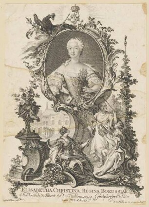 Bildnis der Elisabetha Christina, Regina Borussiae