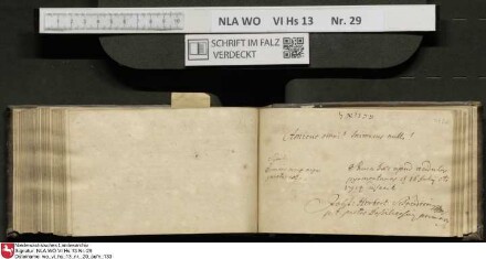 Stammbuch des Gottfried Crusius (Cruse) aus Stendal