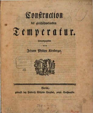 Construktion der gleichschwebenden Temperatur ...