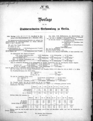 No. 83 (773), 20. Dezember 1884