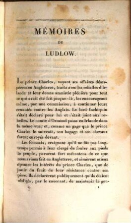Mémoires de Ludlow, 2