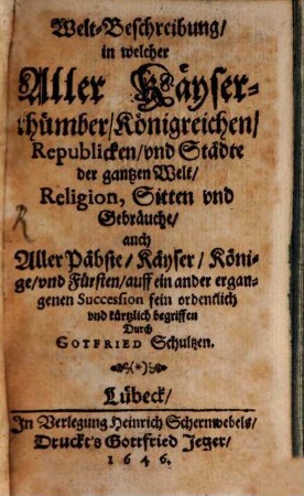 Welt-Beschreibung