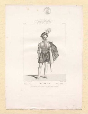Kostümbilder aus "Galerie Théâtrale": Théâtre Français