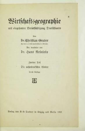 Teil 2: Die außerdeutschen Länder
