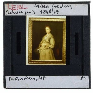 Leibl, Porträt Mina Gedon
