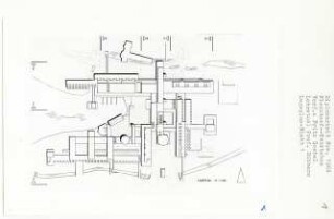 Städtebau Flechtorf (Diplomarbeit bei Kurt Dübbers): Lageplan 1:500