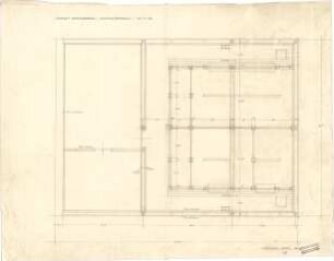 Littmann, Max; Bocksberg; Hofgut, Stallgebäude - Schweinestall (Grundriss)