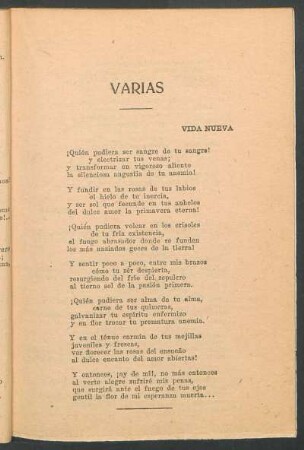 Vida nueva
