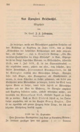 314-323 Aus Spenglers Briefwechsel