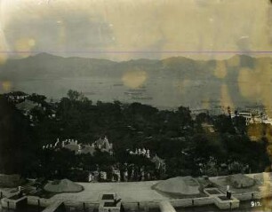 Hafen von Hongkong : Weltreisen. Hafen von Hongkong. Blick von Bown Road über die Bucht