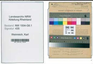 Entnazifizierung Karl Weinreich , geb. 02.03.1907 (Buchhalter)