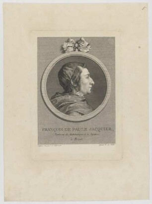 Bildnis des Francois de Paule Jacquier