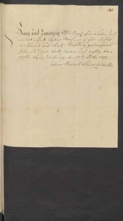 [Quittung] ... Quedlinburg den 13. Decbr: 1792.