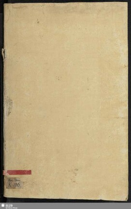 Sammelhandschrift - Mscr.Dresd.K.106
