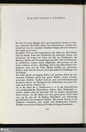 Die Blütezeit Athens