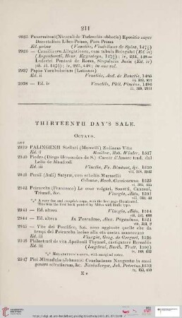 Thirteenthday´s sale (Nr. 2939 - 3177)