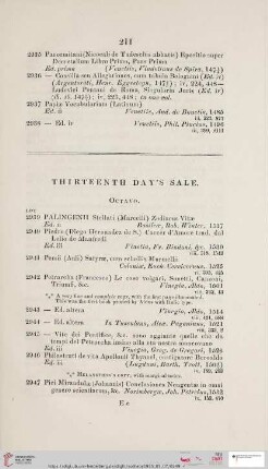 Thirteenthday´s sale (Nr. 2939 - 3177)