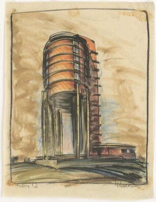 ohne Ort, Wasserturm, Wettbewerbsentwurf