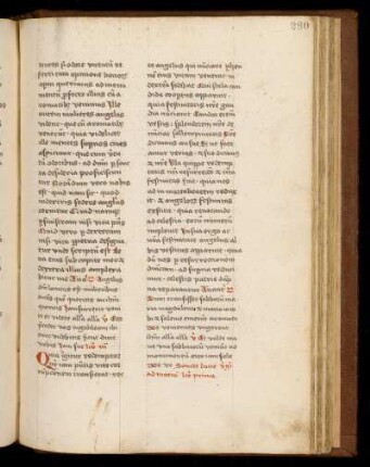 Proprium de sanctis; pars hiemalis. (Lucia virg. bis Agathae virg., vgl. 187ra)
