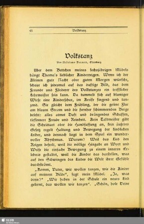 Volkstanz