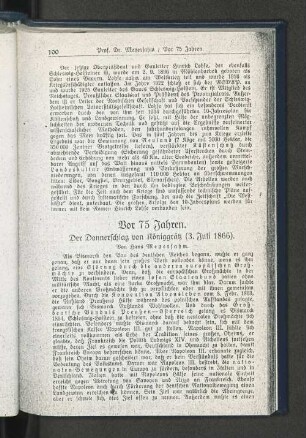 Vor 75 Jahren