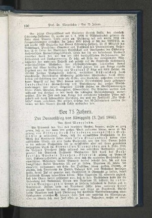 Vor 75 Jahren