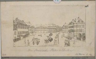 Dresden, Blick vom Pirnaischen Platz nach Osten in die Pirnaische Straße, rechts die ***apotheke