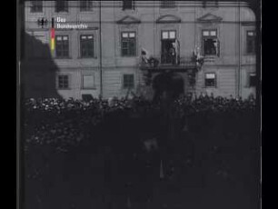 Proklamation des neuen Königreichs Polen, Warschau, den 5. November 1916 (1916)