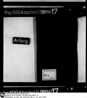 Abschriftliche Belege zu den Ausgaben der Stiftsrechnung