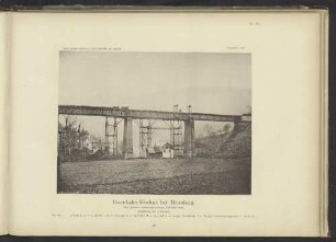 Eisenbahn-Viaduct bei Hornberg.